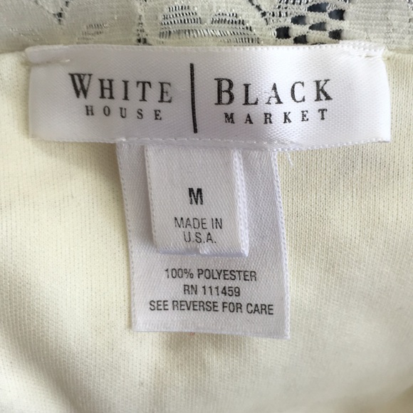 White House Black Market Lace Tank Top - Picture 4 of 4